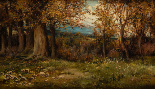 JOSÉ LUPIÁÑEZ Y CARRASCO, "Otoño en Cercedilla", 1914