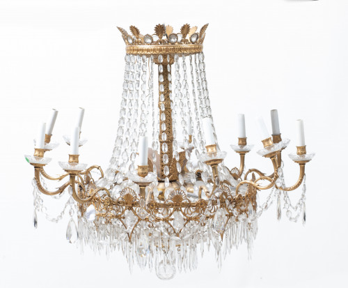 Empire style ceiling lamp, 20th century