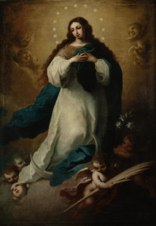 MANUEL FERNANDEZ ACEVEDO Madrid (1744 / 1800) "Immaculate C