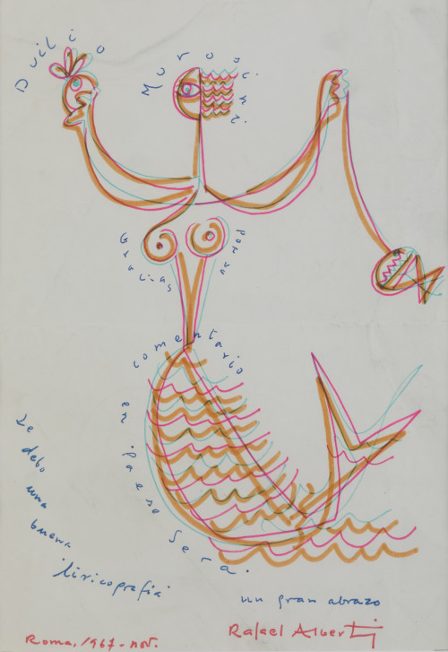 RAFAEL  ALBERTI , "Sirena", 1967