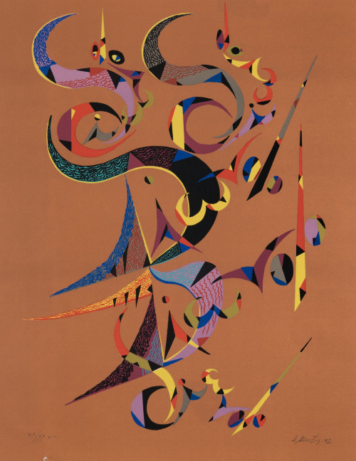 RAFAEL  ALBERTI , “Letra D en colores”, 1972