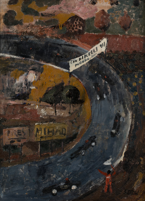 CRISTÓBAL TORAL, "Carrera de automóviles", 1965