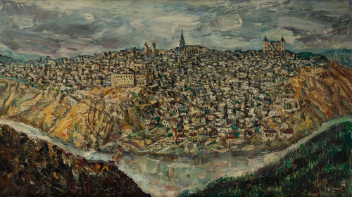 JOSE AGUIAR GARCIA, "Vista de Toledo"