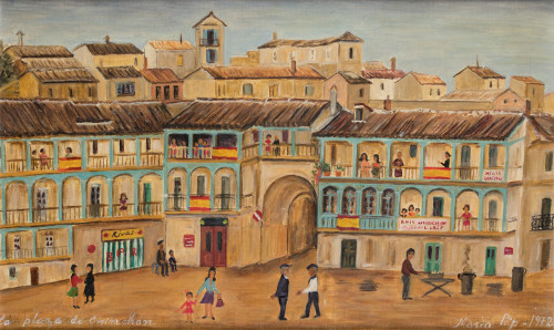 "La plaza de Chinchón", 1972