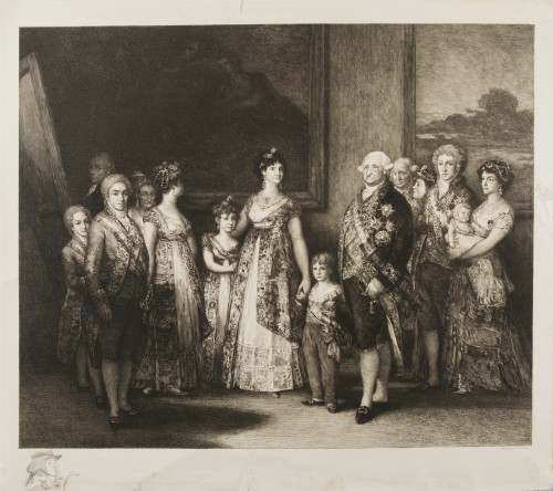 BARTOLOMÉ MAURA Y MONTANER, "La familia de Carlos IV", Grab