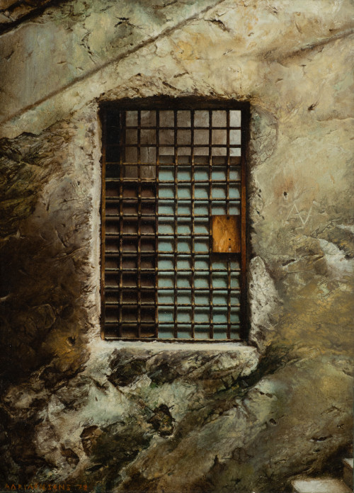 "Ventana con reja", 1973