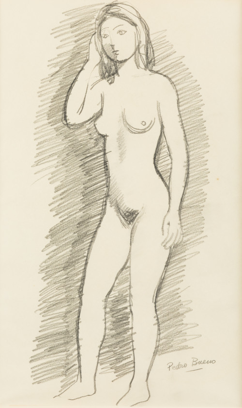 PEDRO BUENO VILLAREJO, "Desnudo femenino"