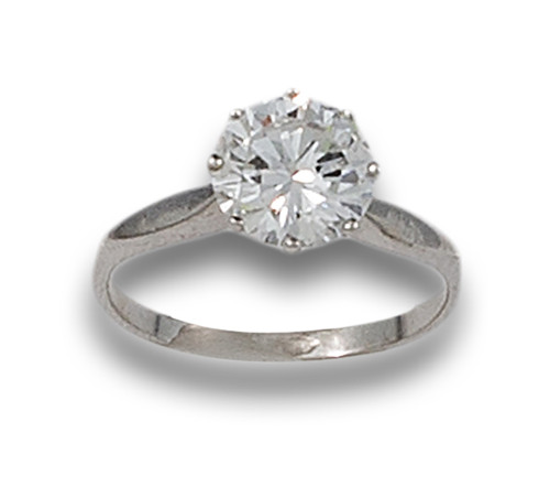 SOLITARIO CON DIAMANTE DE 2.00 CT. APROX. ESTIMADO EN H-I /