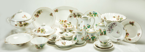 Vajilla de porcelana Charles Field Haviland, Limoge, Franci