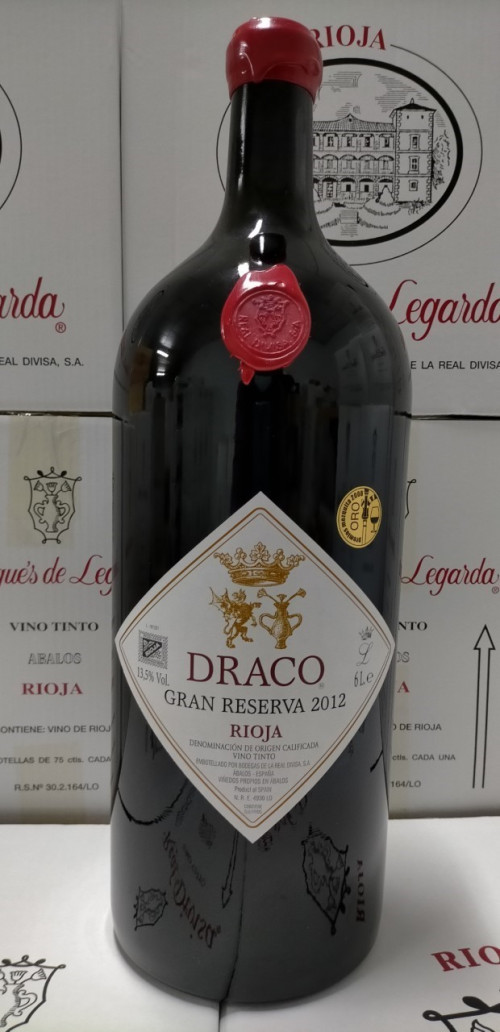 Botella Imperial (6 litros) de Draco Gran Reserva 2012 Rioja