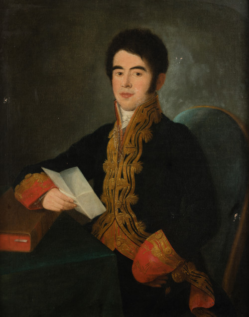 AGUSTIN ESTEVE, "Retrato de don José María Ramírez de Verge