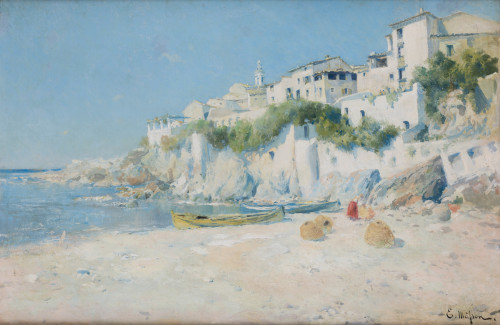 ELISEO MEIFRÉN Y ROIG, "Paisaje costero"