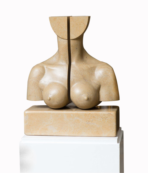 JOSÉ MARÍA SUBIRACHS, "Busto", Marmol