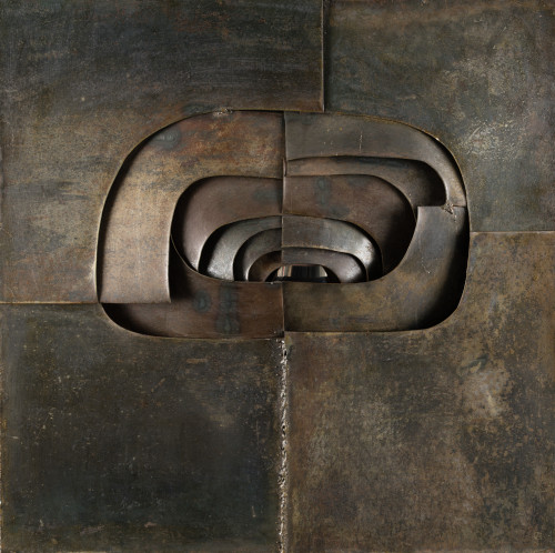 AMADEO GABINO, "Atmadura terrestre III", 1968, Relieve en h