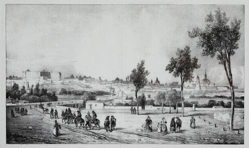 FRANÇOIS JOSEPH DUPRESSOIR, "Madrid desde la Casa de Campo"