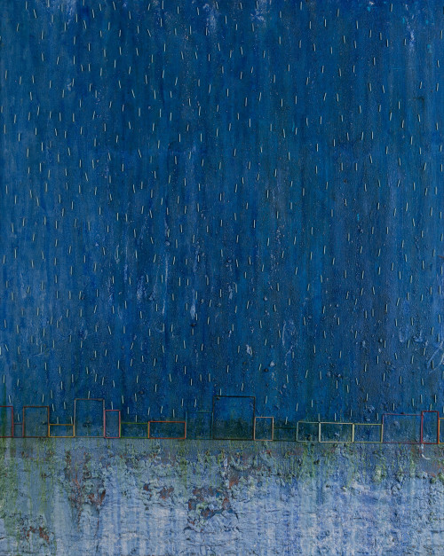 TOM ROSTOLL, "Reykjavik (Summer rain)", 1999, Técnica mixta