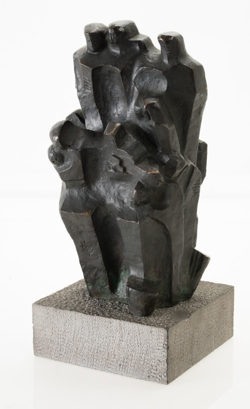 PABLO SERRANO AGUILAR, "La Familia", 1982-1983, Escultura d