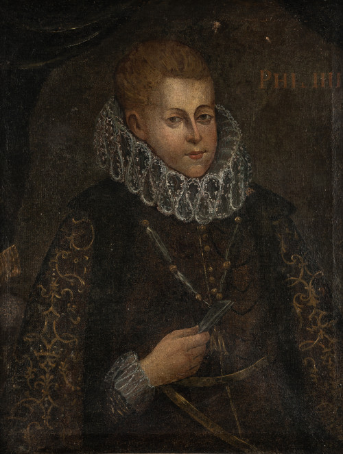 ESCUELA ESPAÑOLA , "Retrato del infante Felipe, futuro Feli