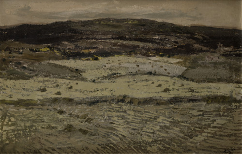 JOSÉ BEULAS RECASENS, "Paisaje", 1963, Óleo sobre lienzo