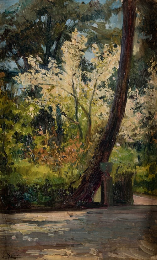 JOSE NOGUE MASSO, "Paisaje", Óleo sobre lienzo