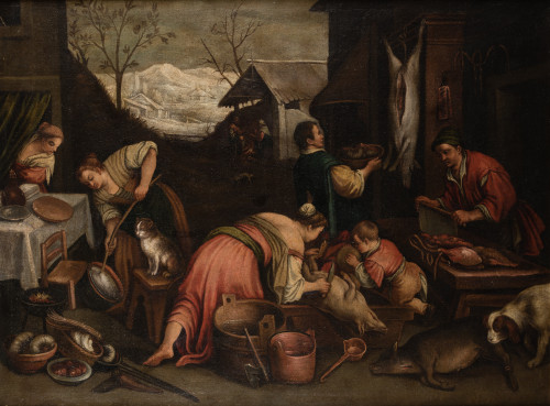 SEGUIDOR DE LEANDRO BASSANO, "Diciembre. Un pueblo en invie