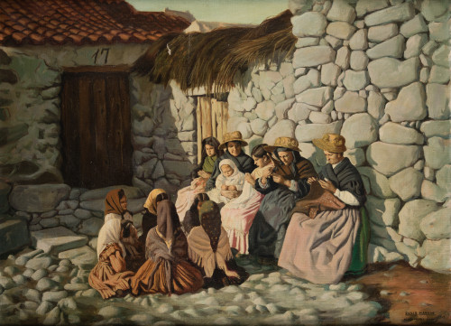 JULIO MARTÍN GONZÁLEZ, "Mujeres de Aldea del Rey (Ávila)", 