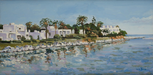 GREGORIO DE YBARRA, "Sotogrande", Óleo sobre lienzo