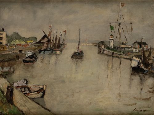 CELSO LAGAR, "Puerto de Honfleur"