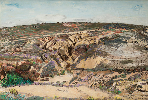 FRANCISCO  LOZANO SANCHÍS, "Paisaje (Benidorm)", 1960, Óleo