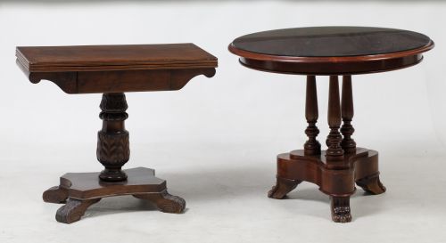 Side table convertible into a game table, Spain, 20th centu