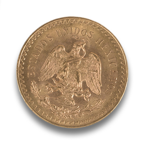 MONEDA DE ORO DE 50 PESOS MEXICANOS