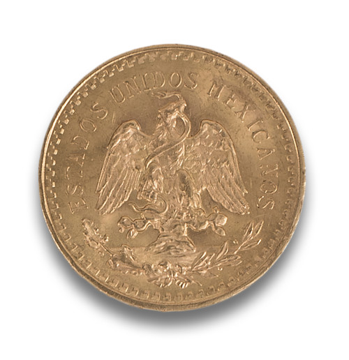 MONEDA DE ORO DE 50 PESOS MEXICANOS