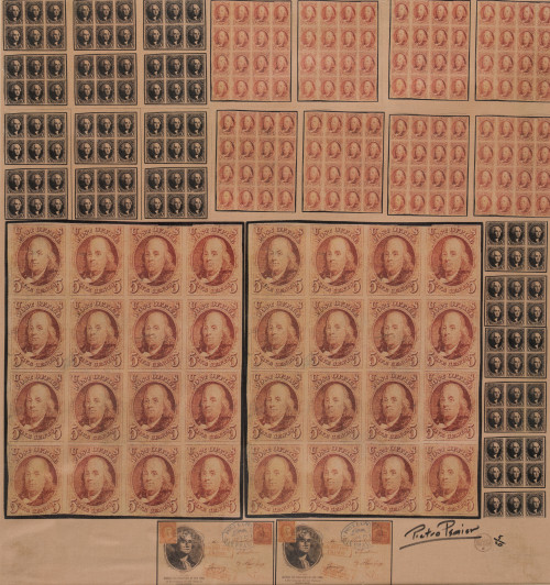 PIETRO PSAIER , "Million dollar stamps", 1973, Serigrafía s