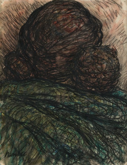 ISIDRO NONELL Y MONTURIOL, "Maternidad", c.1908, Carbón, ag