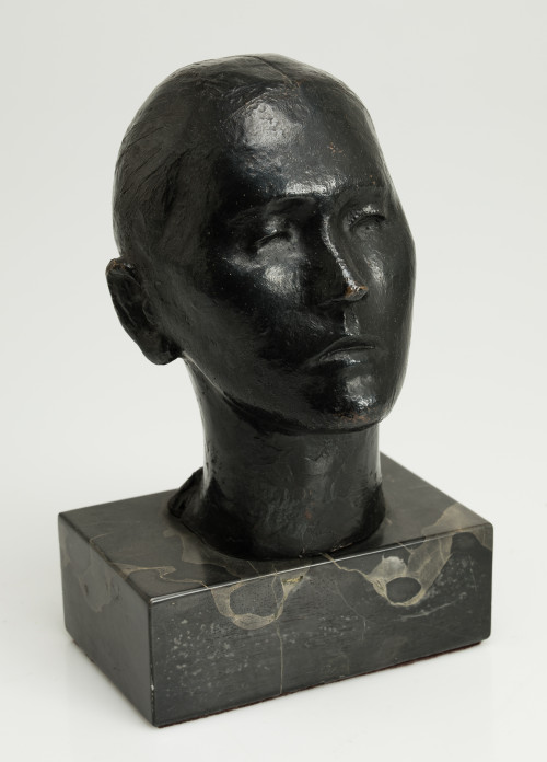 PEDRO PRUNA, "Busto", Escultura de bronce