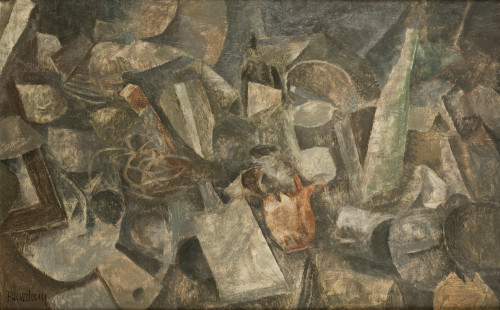 ANTONIO BLARDONY, "Composición", Óleo sobre lienzo