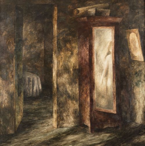 ANTONIO BLARDONY, “Interior”, Óleo sobre lienzo