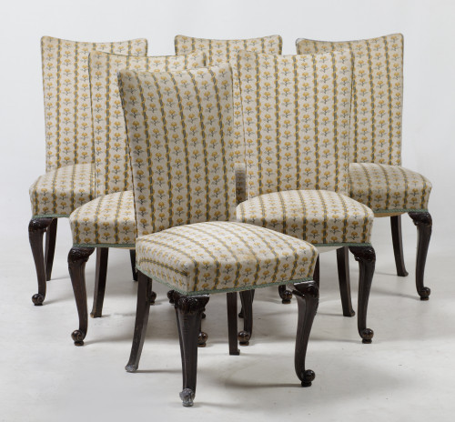 Six George III style chairs, England, 20th century