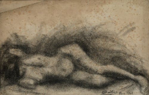 HIGINIO  BASTERRA, "Estudios de desnudos femeninos", 1901,