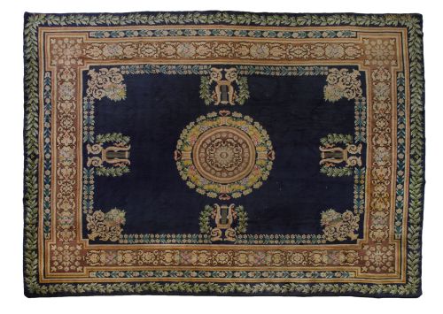 Hand-knotted wool rug from the Royal Tapestry Factory, Madr