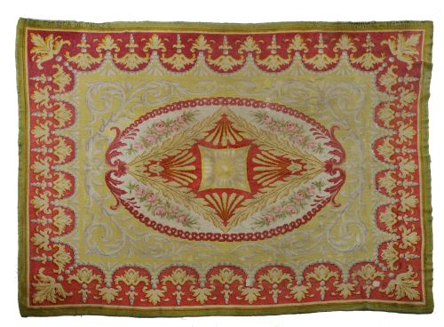 Hand-knotted wool rug, Royal Tapestry Factory, Miguel Stuyc