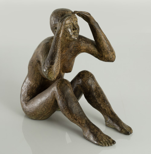 ELVIRA  ORELLANA, "Formas de esperar IV", 2005, Bronce fu