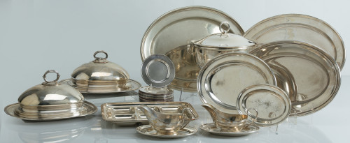 Lot of silver metal, England, 20th century