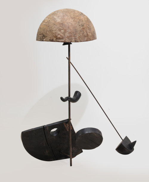 MANOLO VALDES, "La Maja", 1985, Madera y bronce