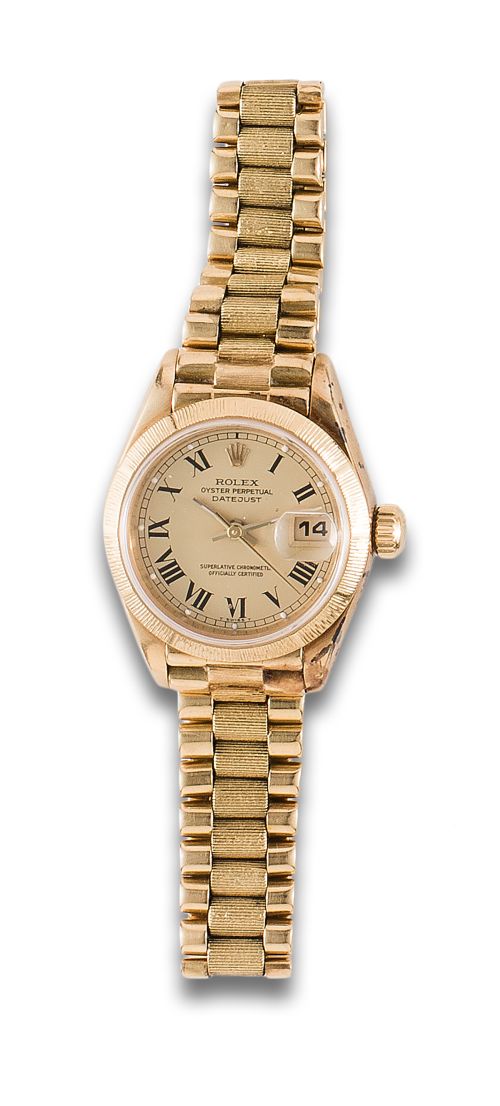 RELOJ DE PULSERA ROLEX OYSTER PERPETUAL DATEJUST DE ORO AMA