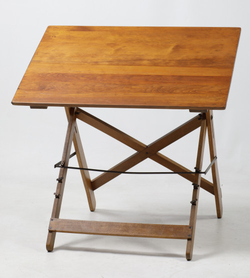 Oak architect table, West & Partners LTD, England, 20th cen