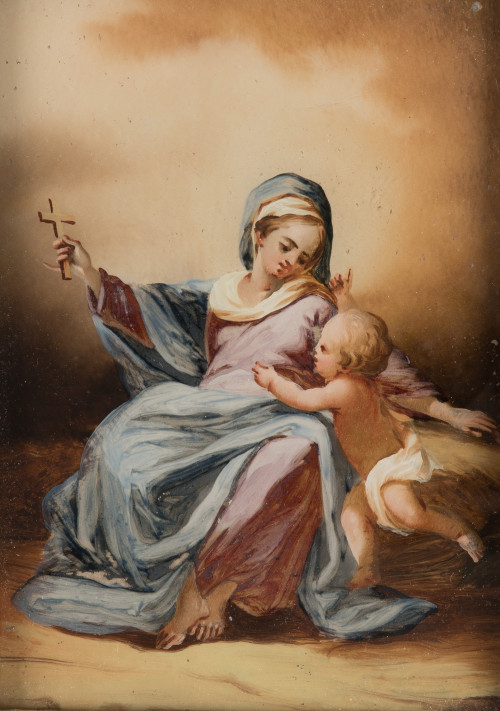 ANONYMOUS (19th CENTURY) "Virgin and Child"