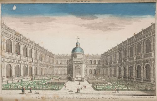 FRENCH SCHOOL (18th century) "Perspective view of the Grand