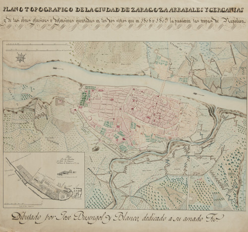 JOSÉ BUSENGOL Y BLANCO, "Plano topográfico de la ciudad de 