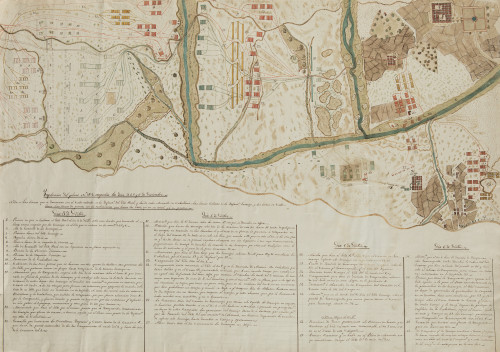 ANÓNIMO , "La batalla de Ayacucho", c. 1824, Tinta y acuare